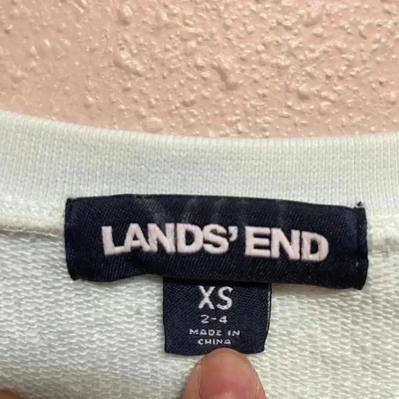 🛍 3 for $20 LANDS END Womens Oversized Sweatshirt - Picture 5 of 5